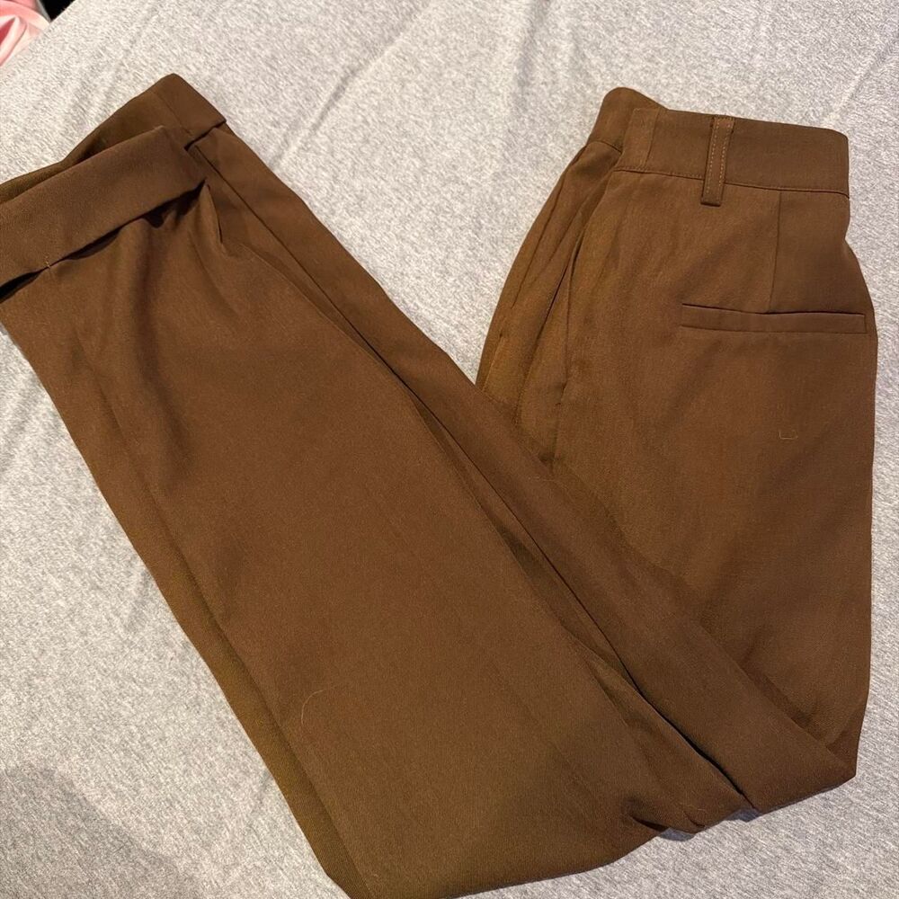 Na-kd Women's Brown and Khaki Trousers